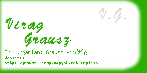 virag grausz business card